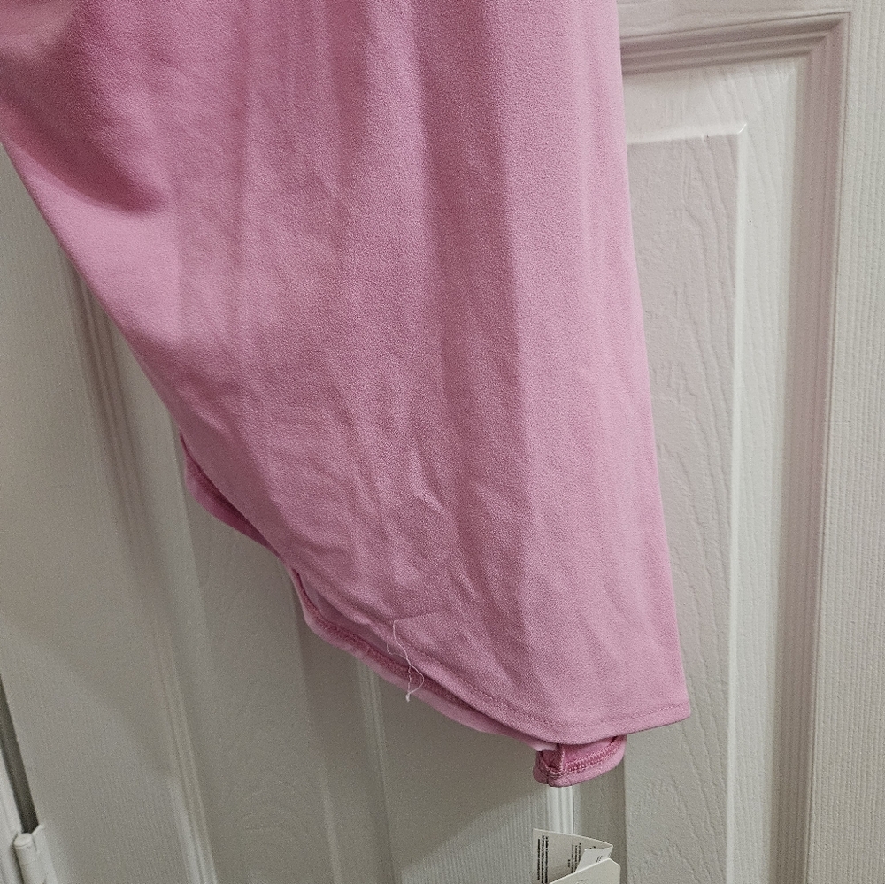 Abercrombie Pink Slit Dress Size XL Tall - Picture 10 of 11